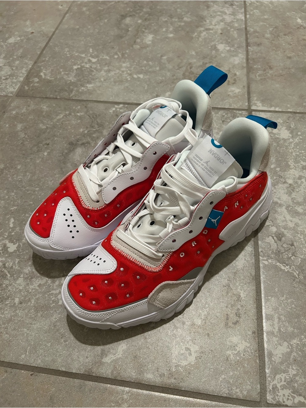 Jordans Red, White & Blue Casual Sneakers